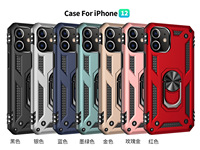 Accessoires pour téléphone portable Coque arrière avec support d'anneau Protection antichoc Coque de téléphone portable pour Iphone 13 11 12 Pro Max X pour Huawei