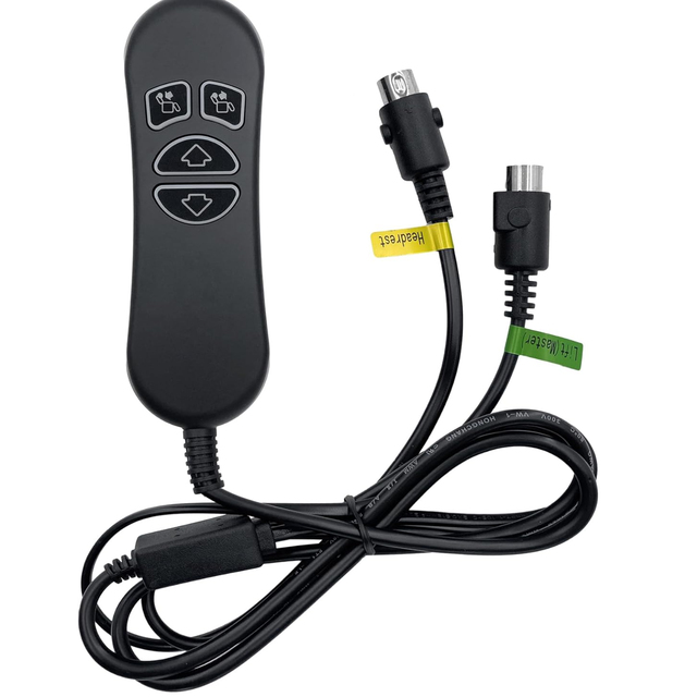 4 Button 6 Button Lift Chair Handset Remote Control 5 Pin 7 Pin Customizable with USB Charging