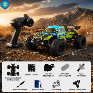 Camioneta Todoterreno RC <span class=keywords><strong>de</strong></span> Alta Velocidad 1:16, Control Remoto 2.4G, Buggy RC Todoterreno con Faros LED, Barra Antivuelco, Auto RC <span class=keywords><strong>de</strong></span> Juguete, Regalo para Niños - Product Image 4