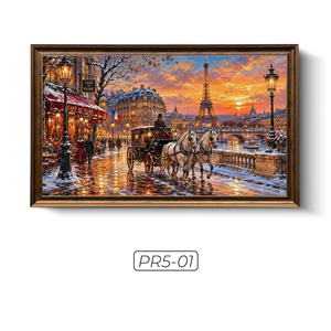 Pintura al Óleo de Paisaje Campestre Europeo Premium, Arte Decorativo Hecho a Mano para Pared, Vietnam OEM ODM PR5-01 - Product Image 1