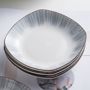 Juego de <span class=keywords><strong>vajilla</strong></span> de cerámica nórdica para el hogar, cuencos creativos para arroz, sopa, juego completo de platos, venta al por mayor - Product Image 4