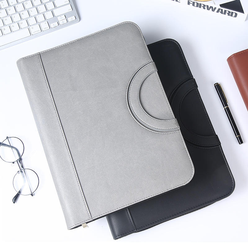 Gray calculator +10 file bags + notepad