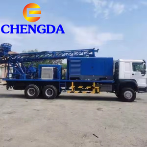 Mesin Rig bor lubang Borehole putar sumur air <span class=keywords><strong>DTH</strong></span> hidrolik dalam 150m 200m 300m harga murah - Product Image 2