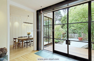 Puertas de Hierro Forjado de Estilo Francés, con Vidrio en Forma de Arco y Diseño Moderno, Gran Venta 2024 - Product Image 2