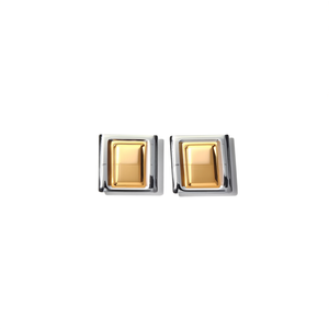ต่างหูแฟชั่นแบบติดหู สแตนเลส 316L ชุบทอง PVD ทนทาน เป็นมิตรต่อสิ่งแวดล้อม - Product Image 2