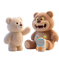 Fabricante de juguetes de peluche AI seguros para niños | Robot de conejito emocional personalizable con juegos de aprendizaje de historias multilingües-OEM Direct