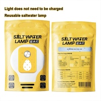 TAIKOO Portable haute luminosité lampe à eau salée non toxique sel et eau lampe à LED d'urgence pour la recherche et le sauvetage en plein air