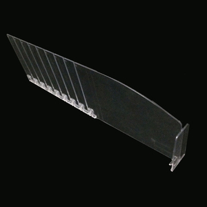 Diviseur d'étagère en PVC réglable en forme de T de la marque Hookei pour les supermarchés, les pharmacies et les réfrigérateurs - Product Image 2
