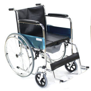 Ali Offre Spéciale Chaise d'aisance confortable avec roues Toilette de soins de santé pliable et portable personnalisée pour <span class=keywords><strong>Walker</strong></span> & Rollator - Product Image 5