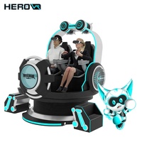HEROVR Silla de simulador de vuelo de movimiento completo de 360 grados ARcade VR Gaming Cockpit para uso en interiores/exteriores para el hogar y la educación