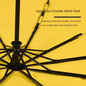 Three-fold 27-inch Large Umbrella Cover Increase Sunshade Black <b>Sunscreen</b> Folding Men's Manufacturers Spot Printing - Product Image 4