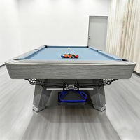 Accessoires de billard standard, ensemble complet, sac de récupération américain, retour automatique des billes, construction en bois massif, pour billard à neuf boules