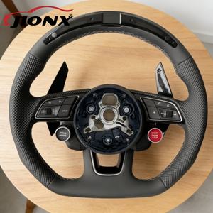 Venta Directa de Fábrica, Volante de Fibra de Carbono de Alta Gama para Audi <span class=keywords><strong>A4</strong></span> S4 A5 S5 B9, Accesorios para Automóviles - Product Image 6