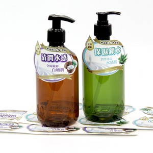 Tùy chỉnh in một phần dính pop-up nhãn PP Bạc mỹ phẩm bao bì nhãn nửa dính Pop Up sticker cho chai dầu gội đầu - Product Image 4