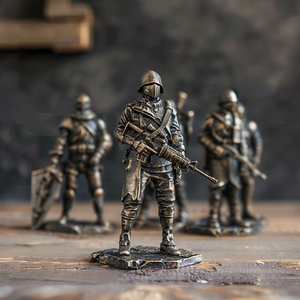 Fabricant de figurines de soldats en métal 3D en miniature, sur mesure, antique, en zinc, sculpture de soldats en métal - Product Image 6
