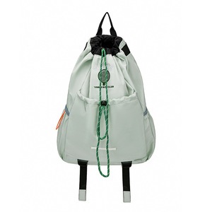 <b>Drawstring</b> <b>Backpack</b> Lightweight Unisex Outdoor Sports Hiking College Student Bag Portable Solid Color Contrasting Stitching - Product Image 4