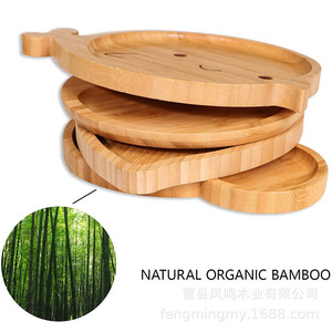 ถาดเสิร์ฟไม้ไผ่ ลายไม้สีธรรมชาติ ปรับแต่งลวดลายได้ สำหรับร้านอาหาร ใส่ขนมปัง ผลไม้ ของว่าง - Product Image 3