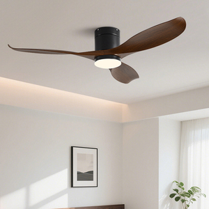 Ventilador de Techo Moderno con 3 Aspas, Motor Negro, Motor de Corriente Continua, Control Remoto, Funcionamiento Silencioso para Sala de Estar, Dormitorio, Decoración del Hogar - Product Image 6