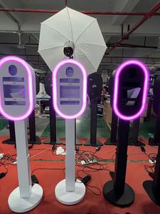 2025 новая овальная Лицевая панель фотобудка Rgb свет фотобудка 9,7 10,5 12,9 дюймов Ipad фотобудка - Product Image 2