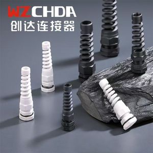 M20 Anti-Buig Kabel Klier Spiraal Type Waterdichte Nylon Ip68 Kabel Verbinding Met Metrische Draad 6 ~ 12Mm Draad Bescherming Kabel Bereik - Product Image 5