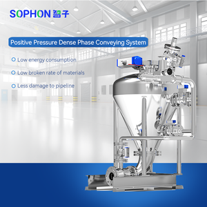 Soplastic plastik granül otomatik besleyici endüstriyel pnömatik yoğun faz Bin pompa tozu Materi konveyör kontrol besleme sistemi - Product Image 5