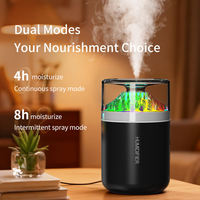 Humidificateur à ultrasons portable USB silencieux pour voiture et maison, mini atomiseur d'air, corps en plastique