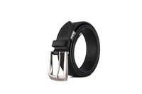 Ceinture en cuir PU classique pour homme, nouveau design, avec motif en relief, boucle à ardillon en cuir, taille personnalisable pour homme