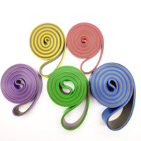 Logotipo personalizado 208 Cm Fitness Circle Bandas De Resistencia Ejercicio Estiramiento Bandas De Resistencia Set Pull up Assist Band para entrenamiento