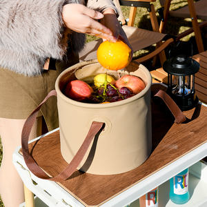 Vente en gros de seau à eau pliable de grande capacité portable seau vide bidon de voyage monté sur voiture seaux de stockage d'eau extérieurs - Product Image 3