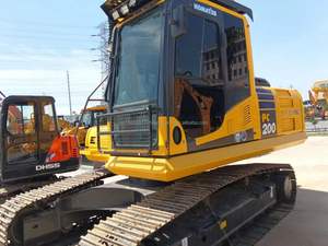 รถขุดไฮดรอลิกแบบตีนตะขาบ Komatsu PC200 คุณภาพสูง 20 ตัน ราคาถูก มีสินค้าในสต็อก รถขุดมือสอง ผลิตในจีน บุ้งกี๋ขนาด 1.2 เมตร กำลัง 195 กิโลวัตต์ - Product Image 2