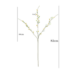 Artificial Silver <b>Willow</b> <b>Branches</b> 30cm-100cm High Simulation Wedding Decor Home Decoration - Product Image 5