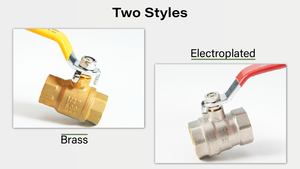 Bornic katup kuningan 25mm, katup bola tekanan tinggi badan kuning 2 inci dengan pegangan panjang merah untuk pabrik air OEM - Product Image 4
