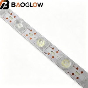 18W IP20 DC12V White 2835 Optical Lens of 45° <b>LED</b> Lens Diffused Rigid <b>Light</b> Strip Backlit <b>Bars</b> for Single-sided Lightboxes - Product Image 1