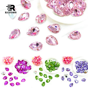 แก้วคริสตัลพลอยเทียมพลอยเทียมแบบไม่ใช้ความร้อนสำหรับงานเทศกาล - Product Image 4