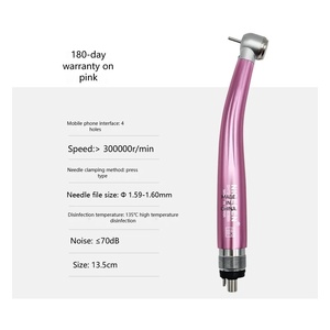 Kit de pièces à main dentaires électriques avec deux pièces à main haute vitesse et une pièce à main basse vitesse, kit moteur à jet d'eau trois voies - CZY CZY052 - Product Image 1