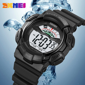 Skmei Sport Watch Digital Men's Electronic Watch 50M Waterproof Tpu Strap Alarm Chrono Function For Outdoor Activities - Product Image 2