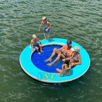 Chaise d'eau gonflable de loisirs portable pour la plage, flotteur de piscine, hamac flottant