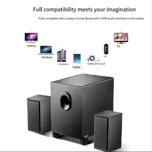 Alta calidad Ezcast Computadora de escritorio Altavoz <span class=keywords><strong>Bluetooth</strong></span> Altavoz para el hogar Subwoofer Mini TV de alta potencia con impacto de batería - Product Image 6
