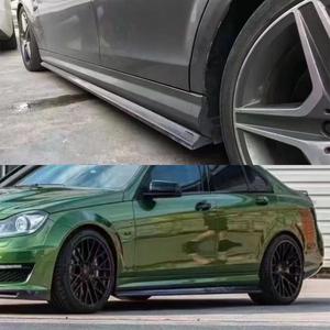 สเกิร์ตข้างคาร์บอนไฟเบอร์ทรง C-Class W204 C204 C63 สำหรับปี 2007-2014 - Product Image 3