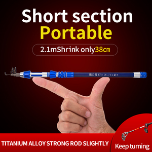 Pathgang — moulinet télescopique de pêche, équipement à haute teneur en carbone, mini moulinet portable, en mer, adapté au rockfishing - Product Image 3