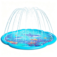 Jouets aquatiques gonflables en PVC pour enfants, adultes et chiens, tapis de jeu aquatique pour l'été, piscine, arroseur, tapis aquatique