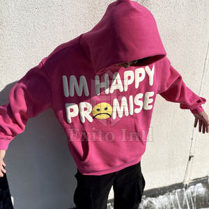 เสื้อผ้าลำลองไซส์ใหญ่พิเศษสำหรับผู้ชาย, ใหม่ไซส์ใหญ่พิเศษพิมพ์ลายพัฟมีฮู้ดย้อมสีธรรมดา - Product Image 3