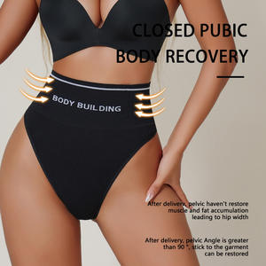 <span class=keywords><strong>Slip</strong></span> modellante invisibile a vita media da donna, pantaloncini contenitivi a vita alta, intimo modellante per cosce e glutei, perizoma - Product Image 2