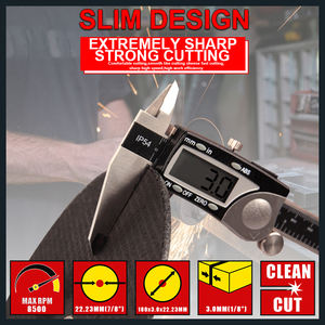 <span class=keywords><strong>Disco</strong></span> De Corte Súper Fino 180*3,0*22,23mm Discos De Corte Para Fabricación De Metal Plato Abrasivo Rueda De Corte De Acero Inoxidable - Product Image 5