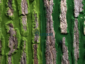 Corteza <span class=keywords><strong>de</strong></span> árbol Artificial decorativo <span class=keywords><strong>para</strong></span> interiores, piedras cubiertas <span class=keywords><strong>de</strong></span> <span class=keywords><strong>musgo</strong></span> verde <span class=keywords><strong>de</strong></span> imitación, Anti-UV, venta al por mayor - Product Image 4
