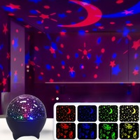 Projecteur LED moderne 2026 Ciel étoilé Aurore RGB sur batterie pour chambre à coucher, lampe d'ambiance de bureau, vente en gros
