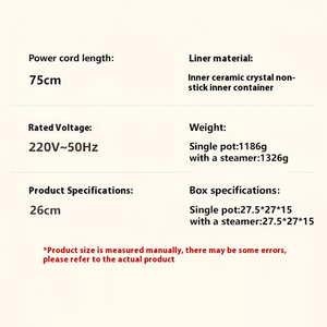 Poêle électrique multifonctionnelle antiadhésive chinoise avec une puissance de 800 W et une capacité de 4 L pour un usage domestique et hôtelier - Product Image 5