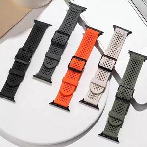สายนาฬิกาซิลิโคนขายส่งจากโรงงานสำหรับ Apple Watch Series 10 11 46 มม., 42 มม. SE 44 มม. Ultra 49 มม. สายนาฬิกาแบบสปอร์ต - Product Image 1