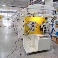 Étiquette en tissu de ruban de coton standard CE 4 + 2 couleurs ruban de polyester satiné machine d'impression d'étiquettes de soin de vêtement flexo