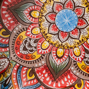 Un cuenco de cerámica en escabeche de repollo chino, vajilla Bohemia, cuenco hervido - Product Image 5